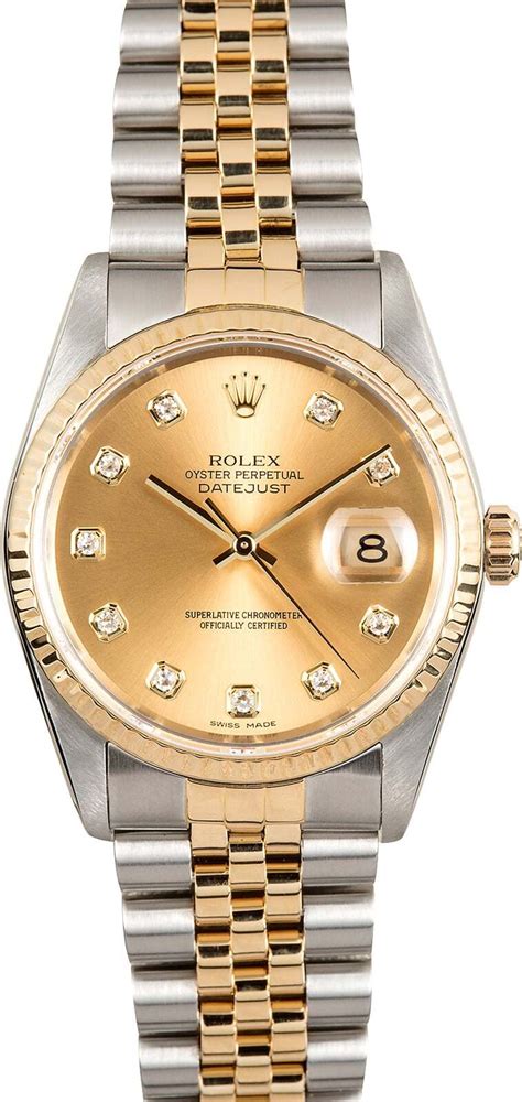 rolex datejust 36mm champagne dial